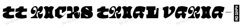 TT Ricks Trial Varia字体转换